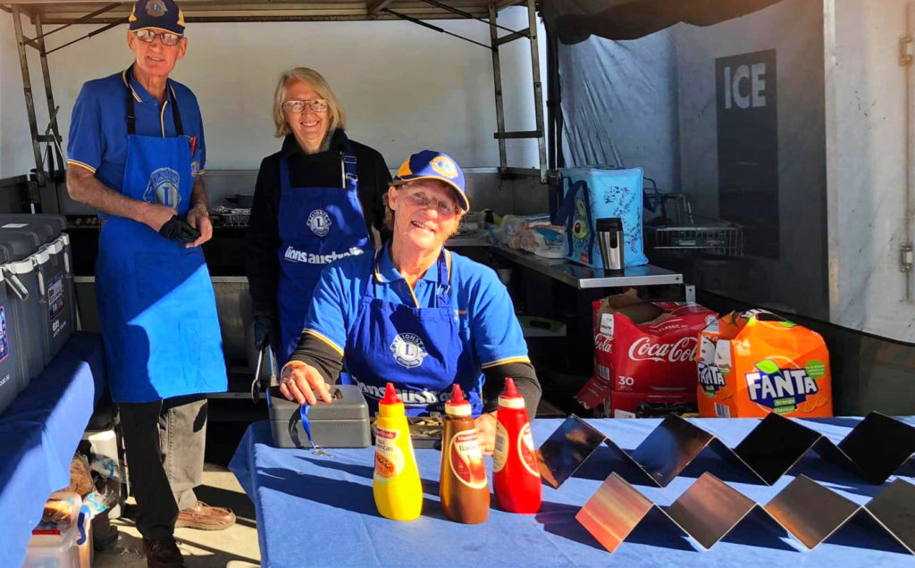 Lions Cooking At Bunnings