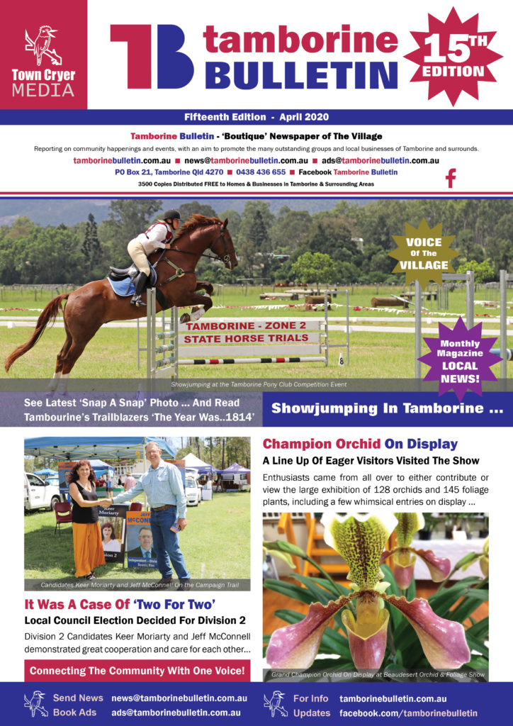 Tamborine Bulletin Edition 15 April 2020