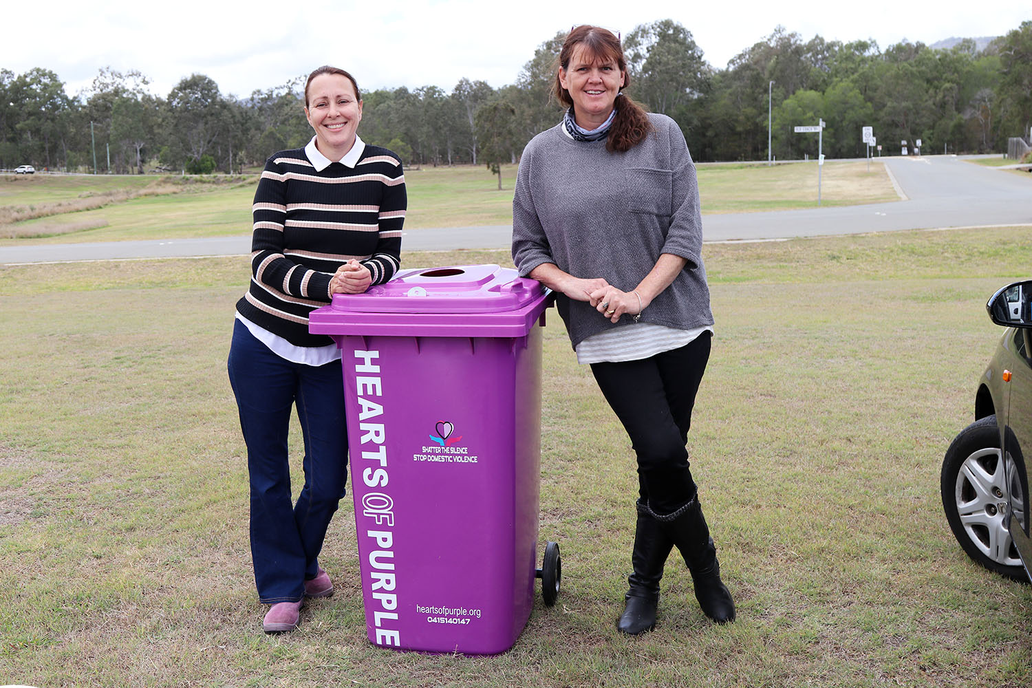 Hearts Of Purple Bin Program Tamborine Bulletin