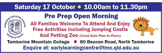 TMC - Pre Prep Open Morning - 17 Oct 2020