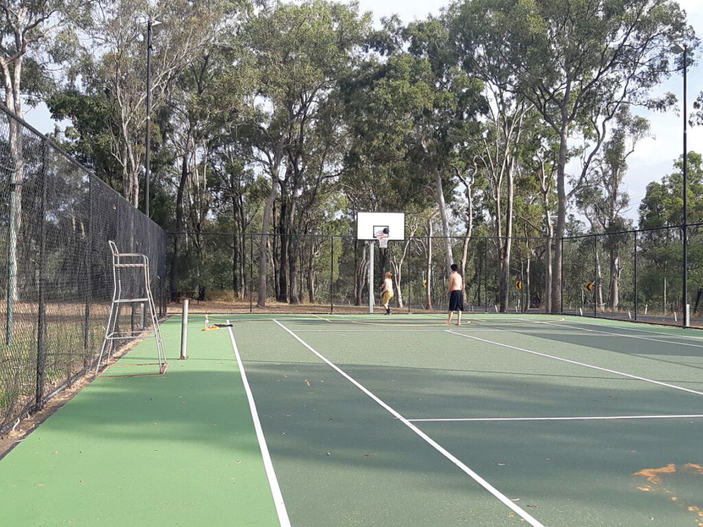 Youths Playing Basket Ball