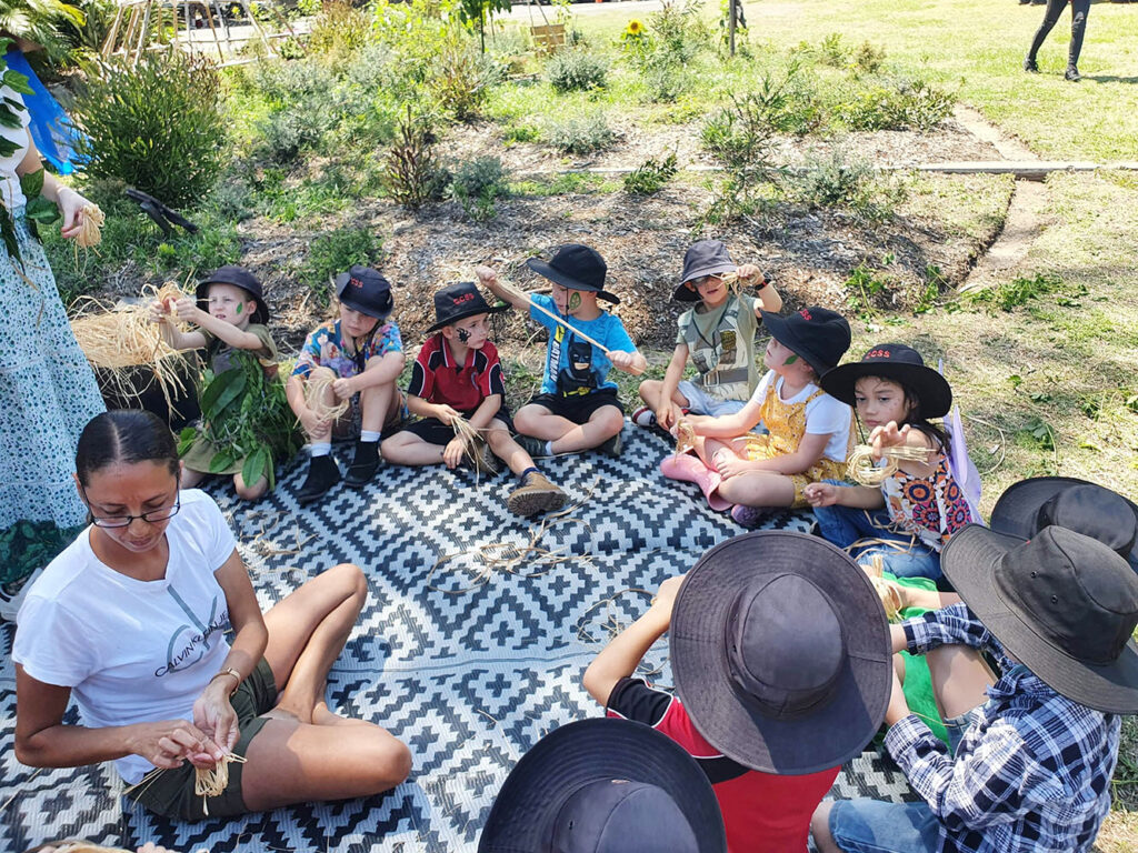 Students from Cedar Creek State School attending the Eco Festival