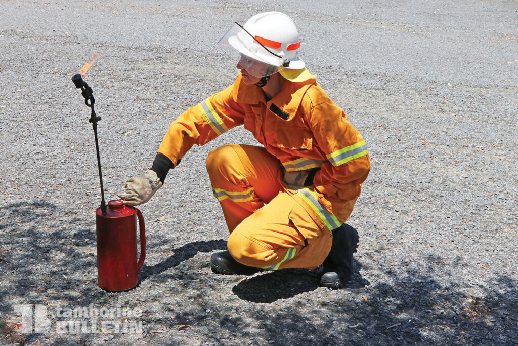 Using A Drip Torch