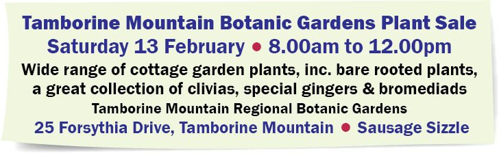 Tamborine Mountain Botanic Gardens Plant Sale