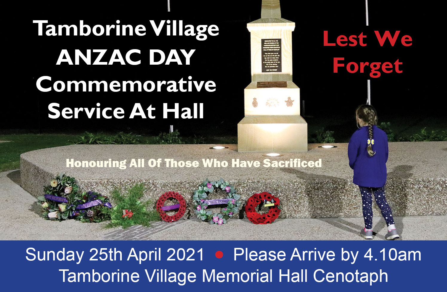 Tamborine Village ANZAC DAY Ceremony