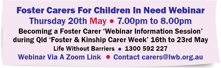 Foster Carers For Children In Need Webinar
