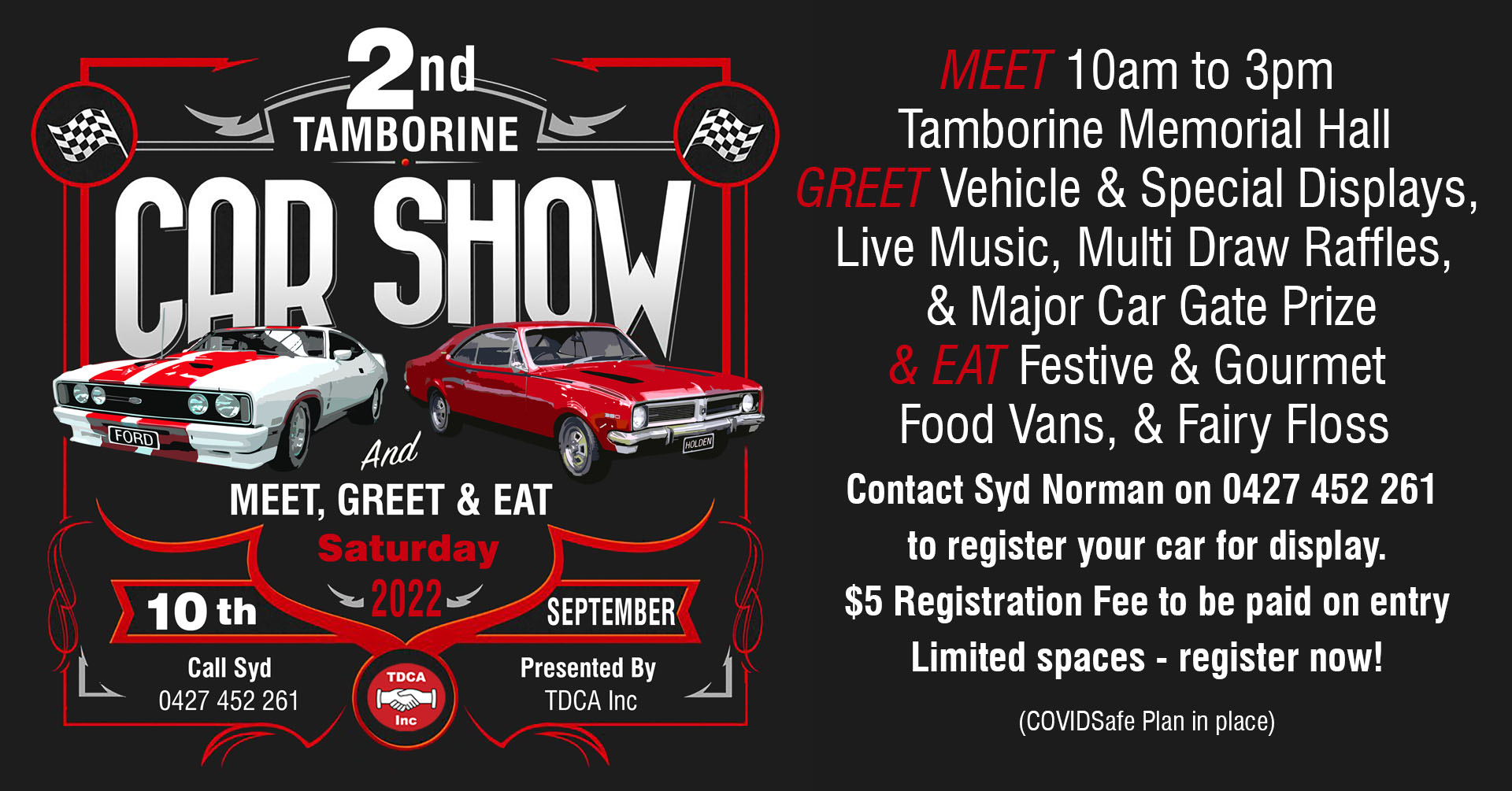 Tamborine's 2nd Annual Car Show 2022
