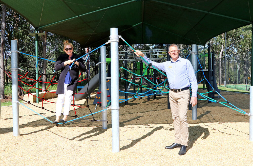 New Tamborine Memorial Hall Playground equipment