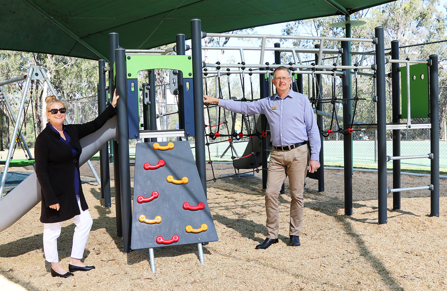 New Tamborine Memorial Hall Playground equipment