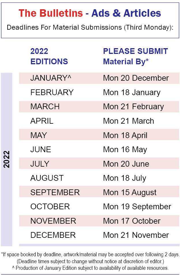 2022-Deadlines-Mon