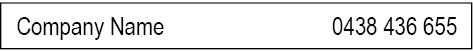 TCM Basic Classified Ad - Size