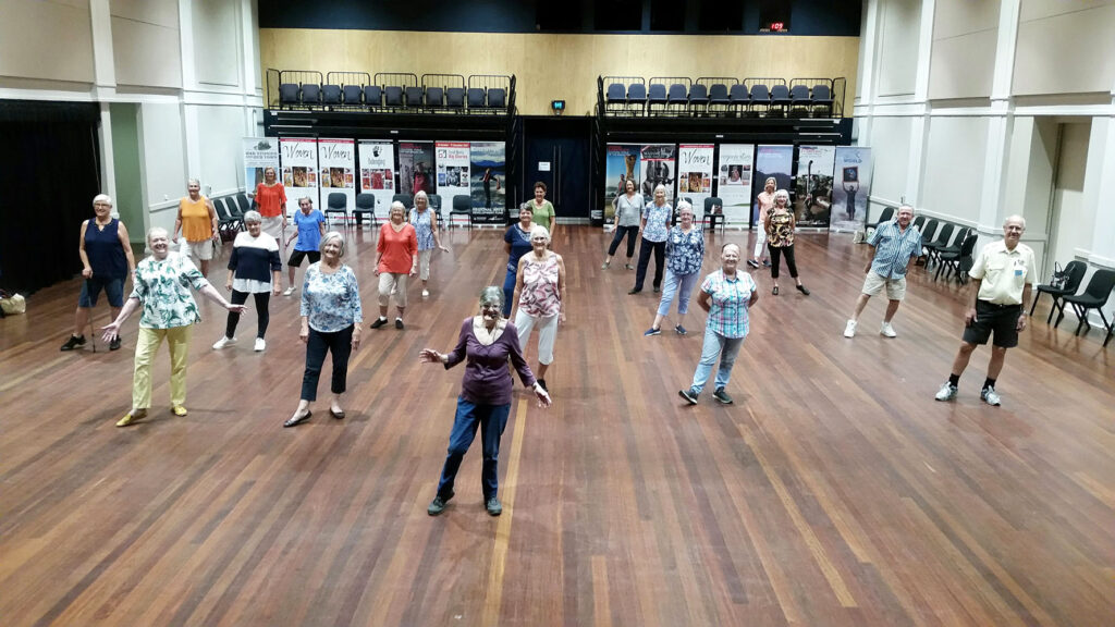 Line Dancers at The Centre in Beaudesert