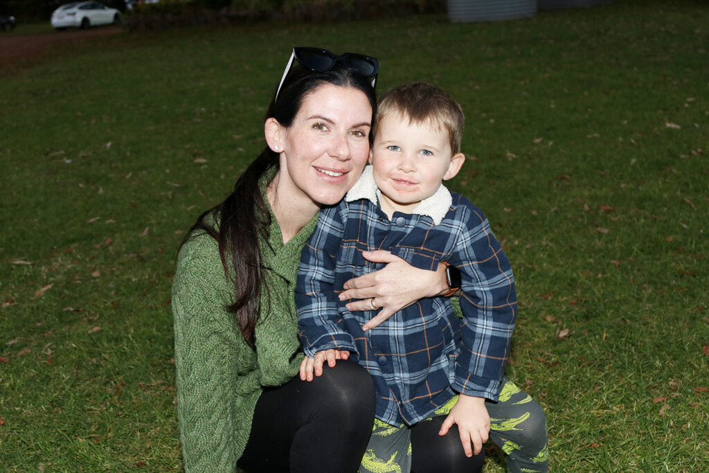 Four year old Logan with his mum Anoushka. Logan loves checking out the Tamborine Bulletin each month. His mum said the event was a great way to celebrate the start to the school holidays!