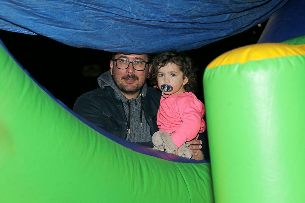 Rosa with her Dad Andrew Snow