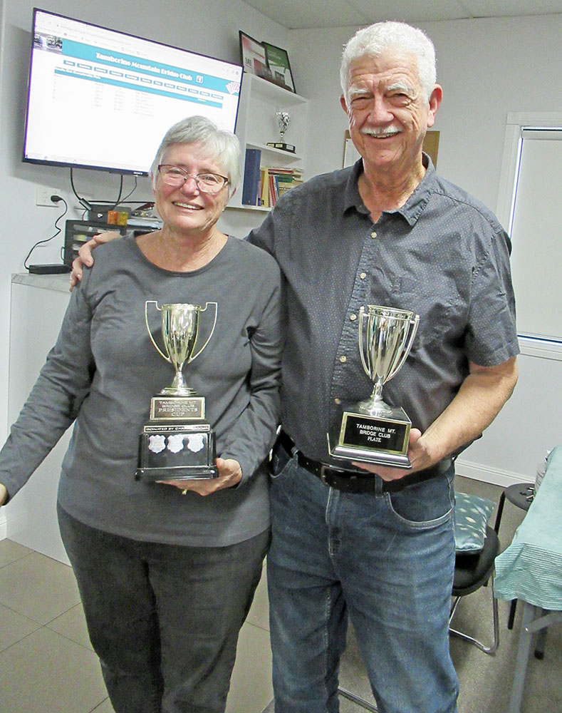 Di and Bill Larcombe were the winners of both competitions - the TMBC Cup, and the TMBC Novice Plate
