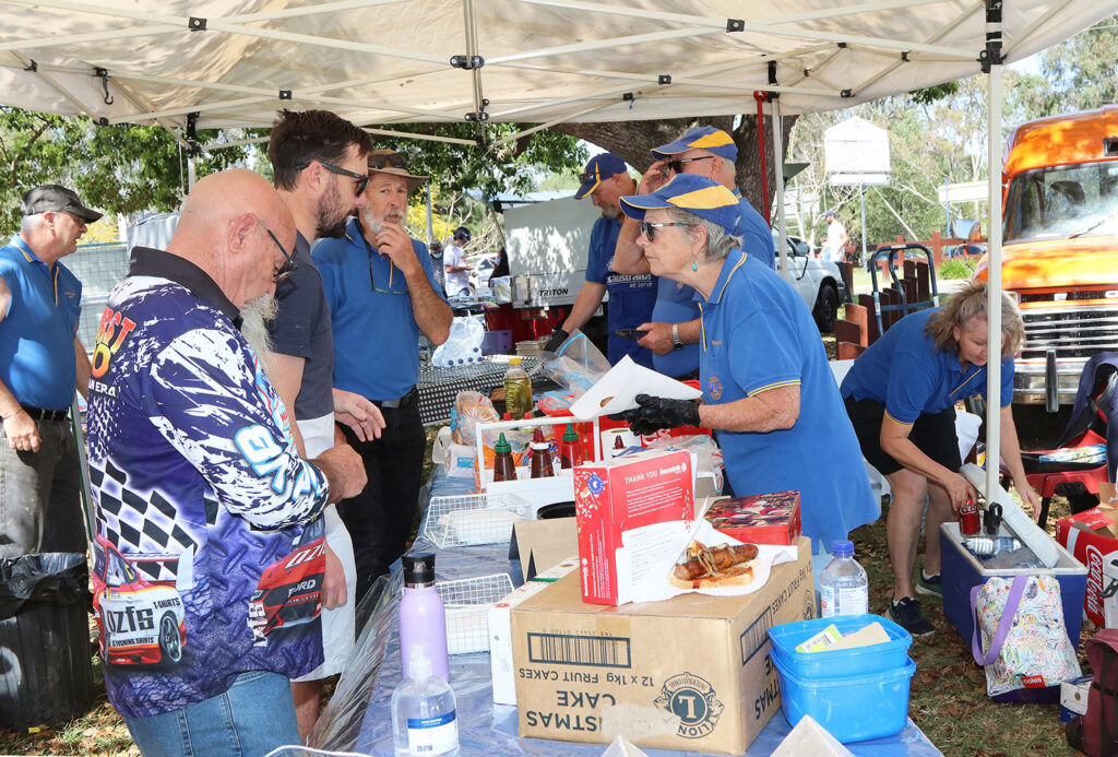 Catering at the Tamborine Car Show