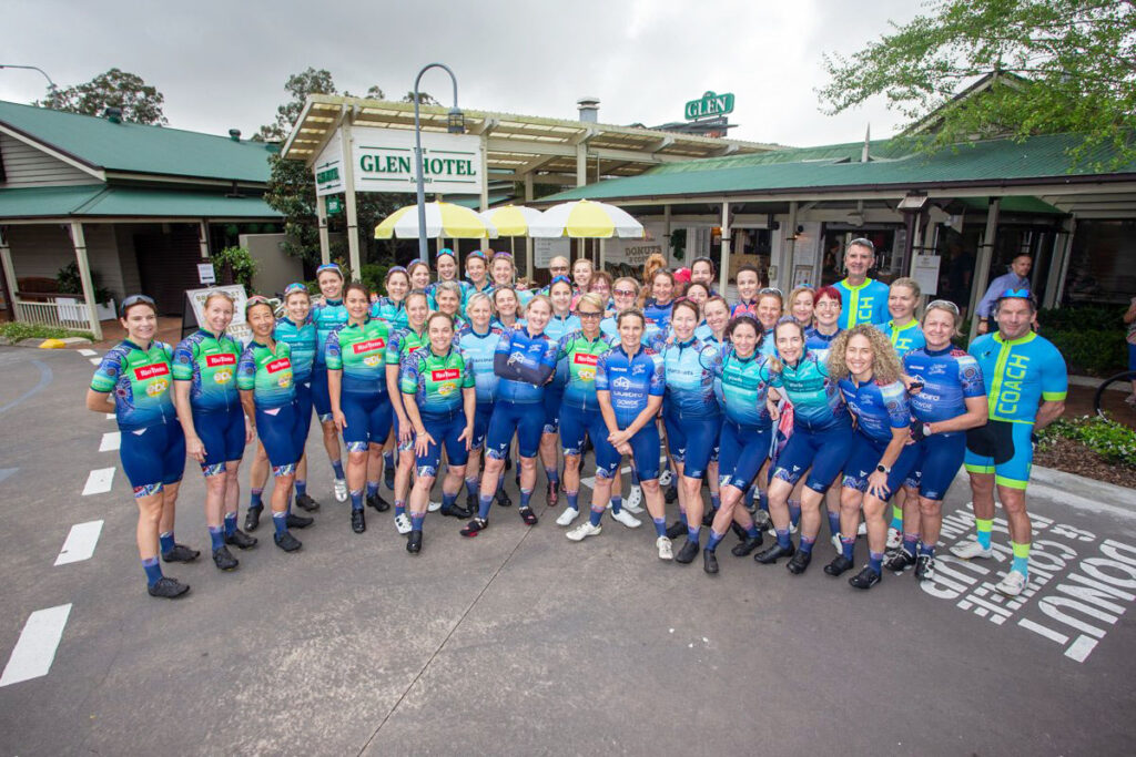 Members of the Inaugural Sisters of the Saddle (SOTS) Charity Ride