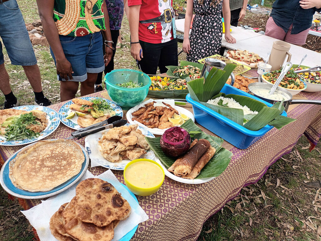 A full spread of wonderful dishes