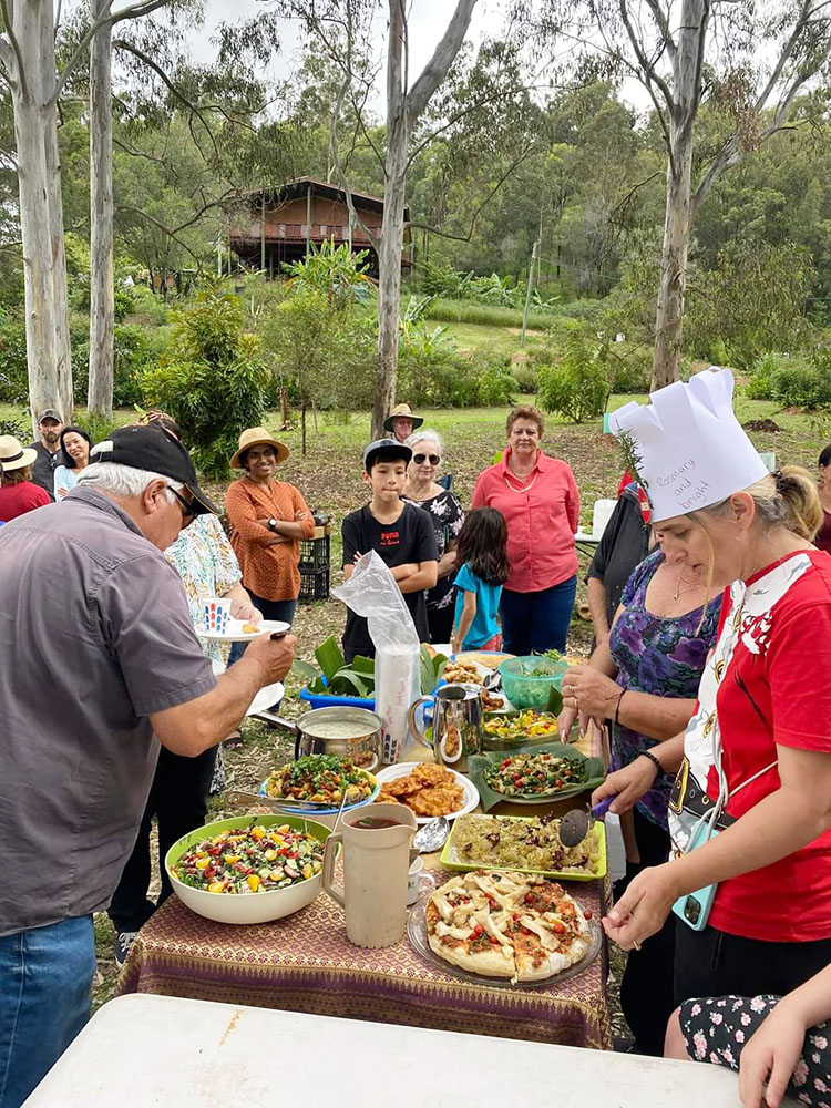 Judges testing the dishes at the Annual ‘Sustainable Cook-Off’