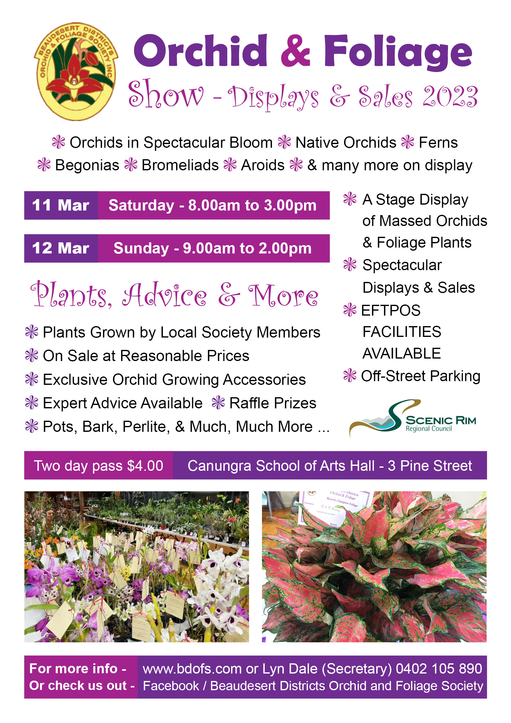 Orchid & Foliage Show - Display & Sales 2023