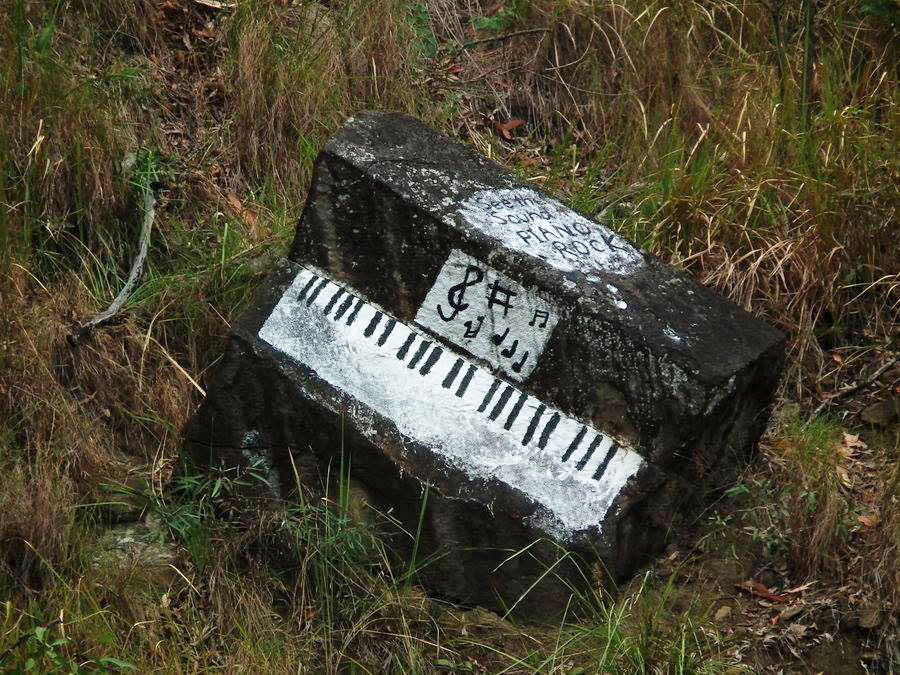 Piano Rock painted (image from Lost Logan)