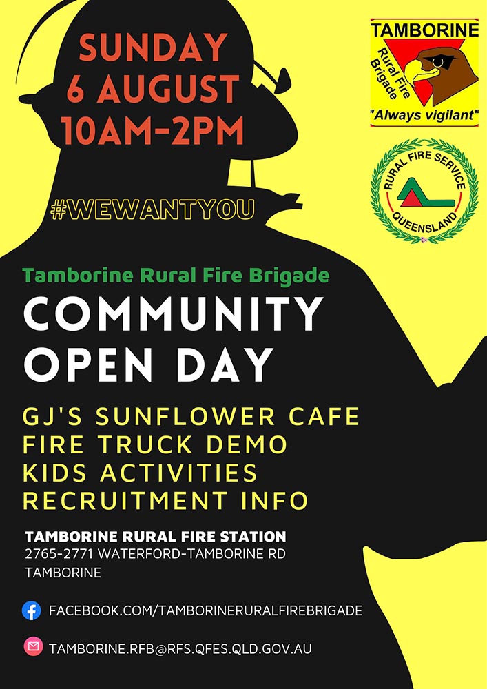 Tamborine Rural Fire Brigade Open Day